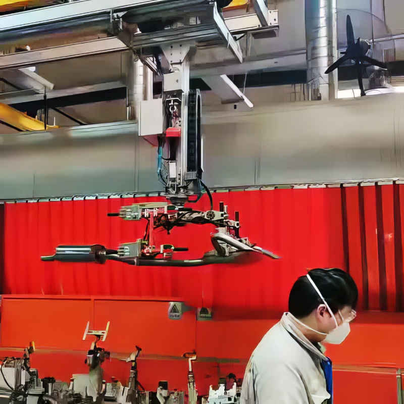 铝合金T型臂自动化移载案例